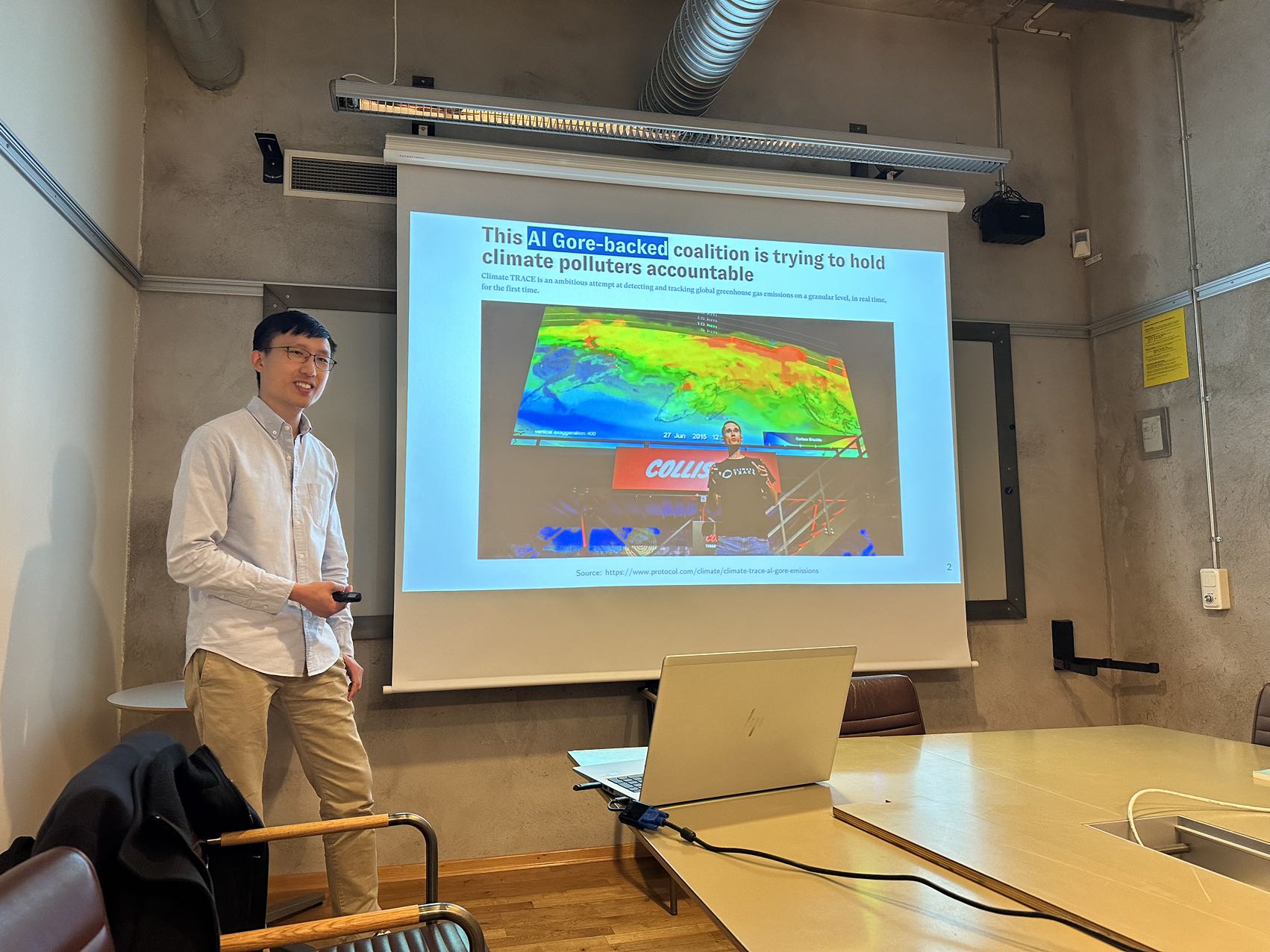 Hans Chen博士分享气候变化与卫星监测相关研究进展